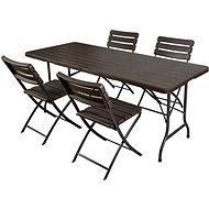 LA PROROMANCE Set zahradního nábytku W180+ W43  1stůl+4židle - Garden Furniture