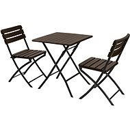 La Proromance Folding Table W62 + 2 ks Folding Chair W43 - Záhradný nábytok