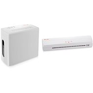 PEACH shredder PS500-15 + laminator Home Office PL707 A4 - Kit