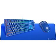 Rapture ELITE Gaming Set modrý - Set klávesnice a myši