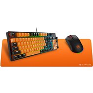 Rapture ELITE Gaming Set orange and black - Keyboard and Mouse Set