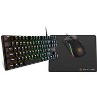 Rapture STARTER Gaming Set Black - Keyboard and Mouse Set