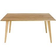 SYBERDESK 132 × 65 cm, Artisan Solid Oak Wood Desk - Písací stôl