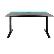 SYBERDESK ELITE, 139 x 76 cm, LED, USB Port, Bias Lighting System, black - Gaming Desk