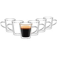 Siguro Double wall glass cup Espresso, 90 ml, 6 pcs - Thermo-Glass