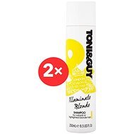 TONI&GUY Illuminate Blonde Shampoo 2× 250 ml - Šampón