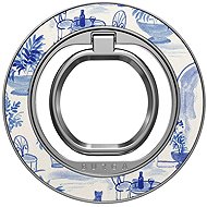 Burga Magnetic Ring Holder Silver Sobremesa - Phone holder
