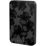 BURGA Nocturnal Gunmetal Magnetic Power Bank, 5000 mAh - Power Bank