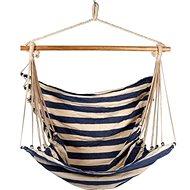 MONKEY Hanging Chair blue/white - Garden Armchair
