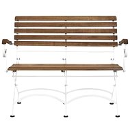 PARKLIFE Bench brown/white - Garden Bench