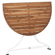PARKLIFE Brown / white balcony folding table - Table