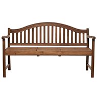 BANQUETTE Bench with folding table brown - Garden Bench