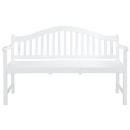 BANQUETTE Bench with folding table white - Garden Bench