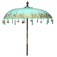 ORIENTAL LOUNGE Turquoise beach umbrella - Sun Umbrella