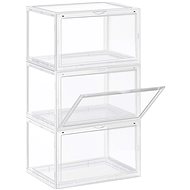 Houseland Mela white shoe organiser - 3 pieces - Shoe Rack