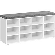 Houseland Vasagle Endersen, 104 cm, white - Shoe Rack