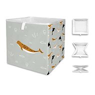 Butter Kings whales, 32 × 32 cm - Storage Box