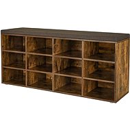 Houseland Vasagle Endersen, 104 cm, brown/black - Shoe Rack