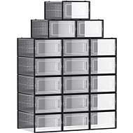 Houseland Fouras Shoe Organizer, black - Shoe Rack