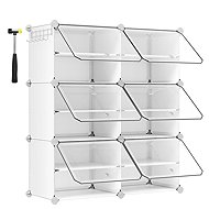 Houseland Lux, modular shoe rack, clear - Shoe Rack