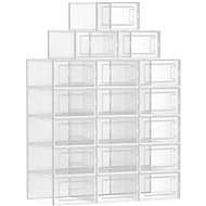 Houseland Fouras Shoe Organizer, 8 pcs, white - Shoe Rack
