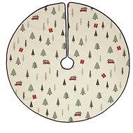Butter Kings Mat under the tree getting xmas tree - Christmas Tree Mat