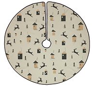 Butter Kings Jumping Deer Tree Mat - Christmas Tree Mat