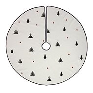 Butter Kings Mat under the tree black trees - Christmas Tree Mat