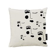 Butter Kings many faces, canvas cotton - Pillowcase