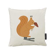 Butter Kings squirell and toadstool - Pillowcase