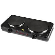 Girmi PE3600 Double electric hotplate O185+155 1500W+1000W, 5 temperature levels - Cooker