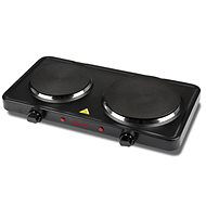 Girmi PE3600 Double electric hotplate O185+155 1500W+1000W, 5 temperature levels - Cooker