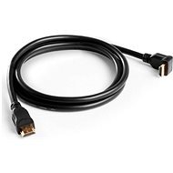 Meliconi 497013 High quality HDMI cable with 90° plug ideal for Slim TV. 1.5 m for A/V connection - Video Cable