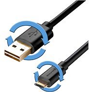BlitzWolf Reversible Micro USB - sided connectors, 1m, black - Data Cable