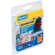 RAPID Ovál×94 mm, barevné, 16ks, blistr - Glue Gun Refill
