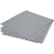 BESTWAY Pool mat, grey, 78 cm × 78 cm, 9 pcs - Pool Underlay