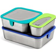 Klean Kanteen set of snack boxes, brushed stainless - Lunch Box