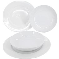 by inspire Dining Set 4 pcs Jumbo (2 pcs Pasta Plate Jumbo + 2 pcs Shallow Plate Jumbo) - Dish Set