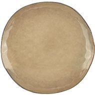 Clay Ceramic shallow plate Corn, 28cm, beige - Plate
