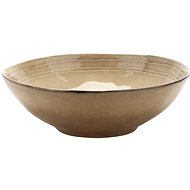 Clay Ceramic bowl Corn, 24,5×8cm, beige - Bowl