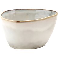 Clay Ceramic bowl Triangle, 15×13,5×8,5cm, grey-beige - Small Bowl