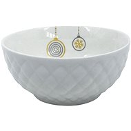 by inspire Cross Christmas bowl, 15cm, silver ball - Small Bowl
