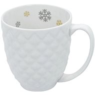 by inspire Mug Cross Christmas, 500ml, silver flake - Mug