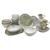 Clay Dining set Triangle, 20 pieces - Dish Set