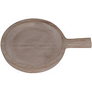 by inspire Wooden bowl Pan L, 43 × 31 × 4 cm - Decorative Bowl