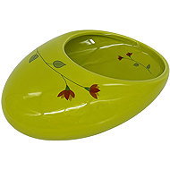 by inspire Easter ceramic decorative bowl Bean S Botanic, green - Decorative Bowl