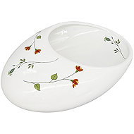 by inspire Easter ceramic egg bowl Bean M Botanic, white - Decorative Bowl