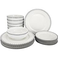 by inspire Fine Stech dining set, 18 pieces - Dish Set