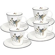 by inspire Šálek s podšálkem Vánoční Nostalgie, 250 ml, sada 4 ks - Set of Cups