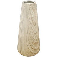 by inspire Ceramic vase Cora, 9,5 × 9,5 × 21 cm, wood finish - Vase